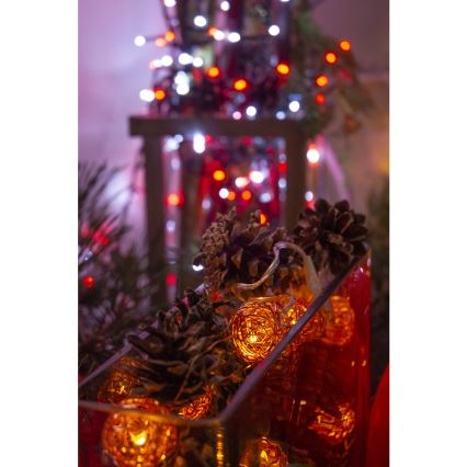 LED Dekorační řetěz 10xLED/2xAA teplá bílá