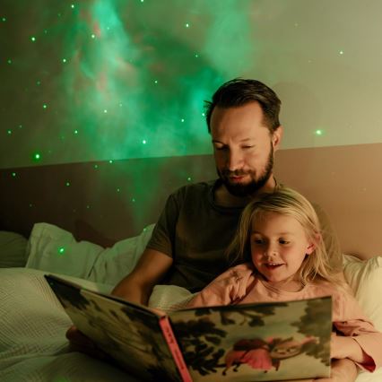 Retlux - LED Dětský projektor 230V astronaut 23,3 cm + dálkové ovládání