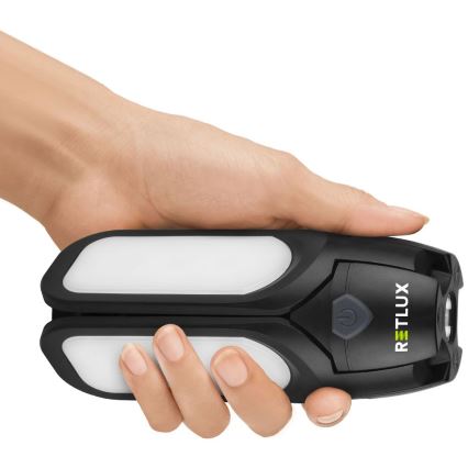 LED Nabíjecí kempingová svítilna se solárním panelem LED/3W/1600 mAh IPX4