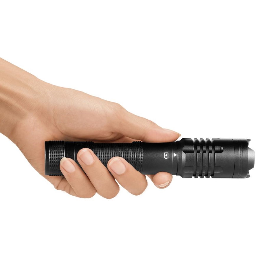 LED Nabíjecí hliníková svítilna s funkcí powerbanky LED/2000 mAh 1000 lm IP22