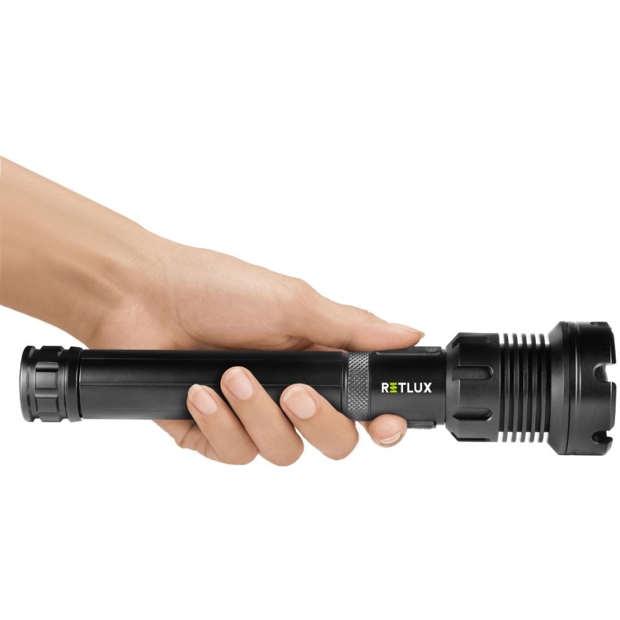 LED Nabíjecí hliníková svítilna s funkcí powerbanky LED/4400 mAh 2200 lm IP44