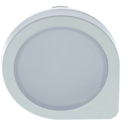 LED Orientační svítidlo se senzorem do zásuvky LED/0,4W/230V 3000K bílá