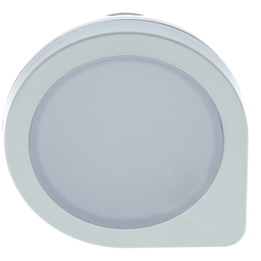 LED Orientační svítidlo se senzorem do zásuvky LED/0,4W/230V 3000K bílá