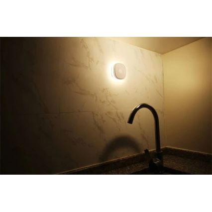 LED Orientační svítidlo se senzorem LED/0,45W/3xAAA 3000K bílá