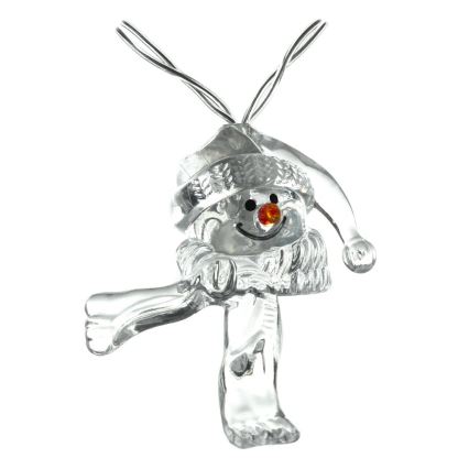 LED  řetěz 10xLED/2xAA/teplá bílá 1,65m sněhuláci