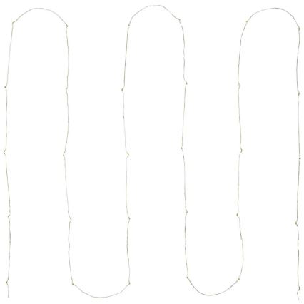 LED  řetěz 30xLED/2xAA 3,3m multicolor