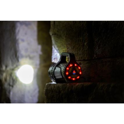 LED Stmívatelná venkovní nabíjecí svítilna s powerbankou LED/21W/4400mAh IP44