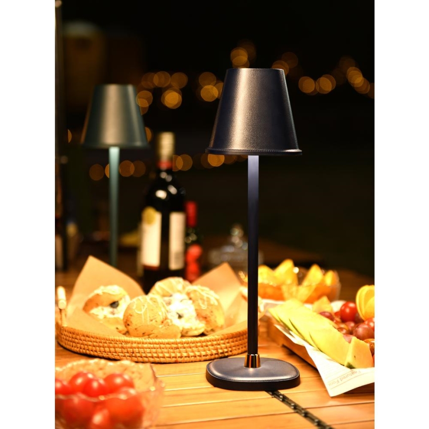 LED Stmívatelná nabíjecí stolní lampa LED/3W/1800 mAh tmavě modrá