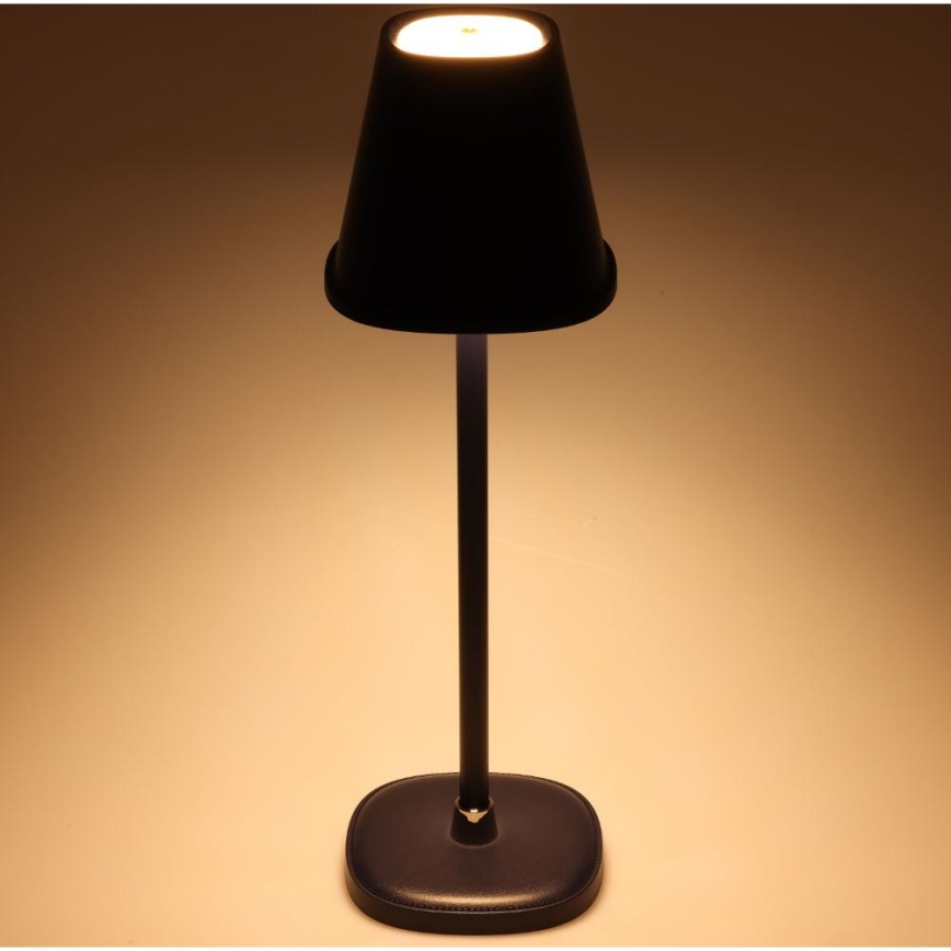 LED Stmívatelná nabíjecí stolní lampa LED/3W/1800 mAh tmavě modrá