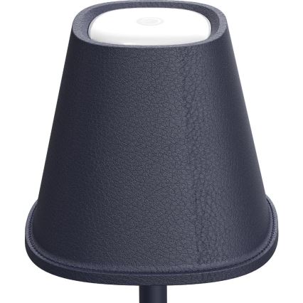 LED Stmívatelná nabíjecí stolní lampa LED/3W/1800 mAh tmavě modrá