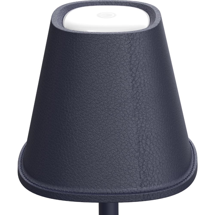 LED Stmívatelná nabíjecí stolní lampa LED/3W/1800 mAh tmavě modrá