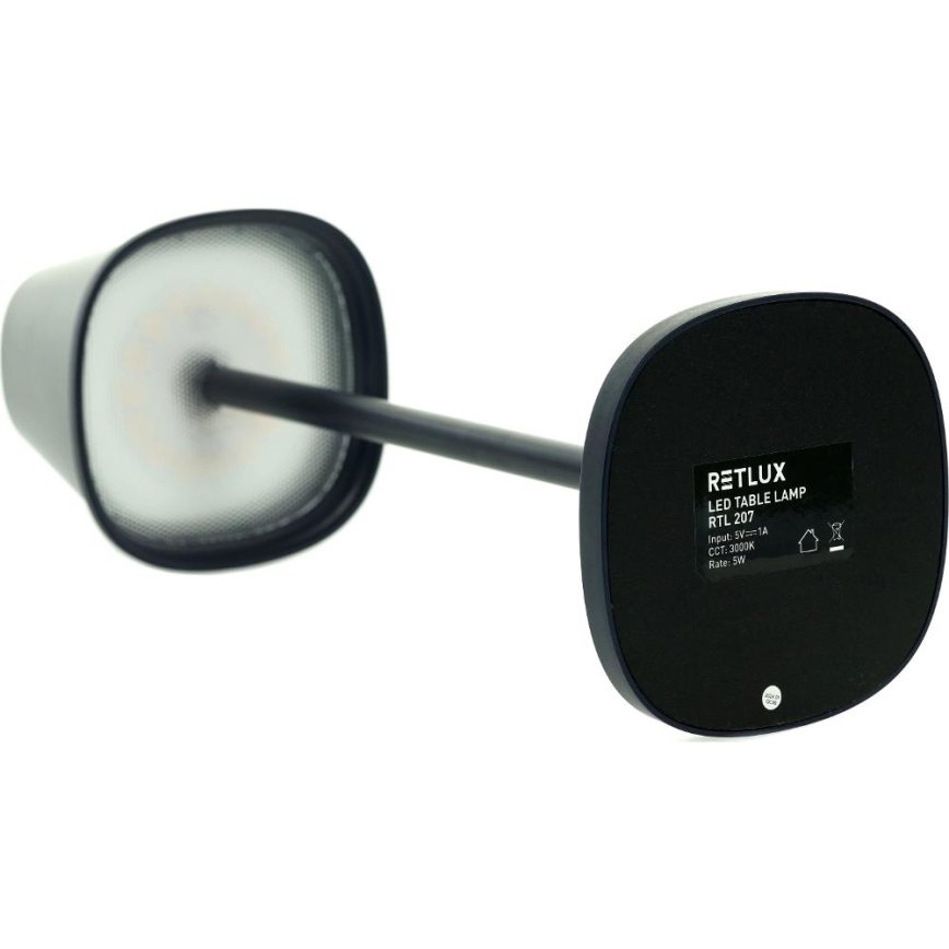 LED Stmívatelná nabíjecí stolní lampa LED/3W/1800 mAh tmavě modrá