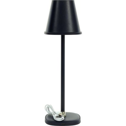 LED Stmívatelná nabíjecí stolní lampa LED/3W/1800 mAh tmavě modrá