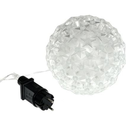 LED Vánoční dekorace LED/230V/teplá bílá koule