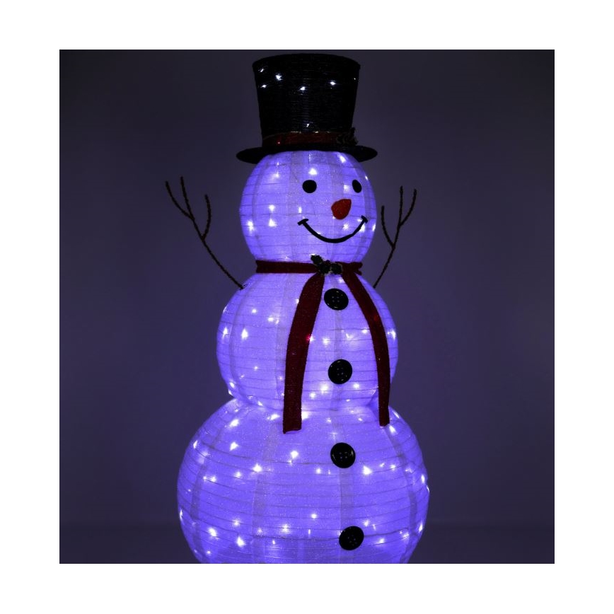 LED Vánoční dekorace LED/3,6W/230V 180 cm IP44 sněhulák