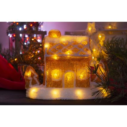 LED Vánoční dekorace LED/3xAA teplá bílá