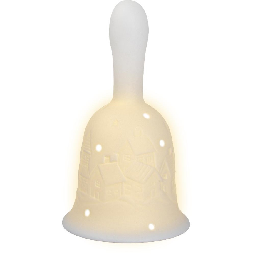 LED Vánoční dekorace LED/3xLR44/teplá bílá zvon