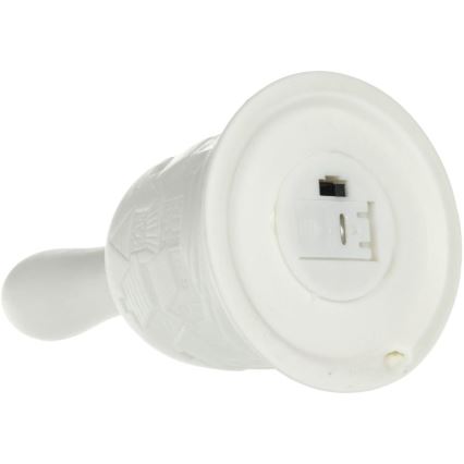 LED Vánoční dekorace LED/3xLR44/teplá bílá zvon