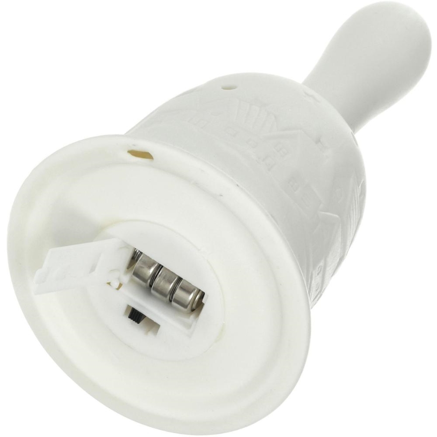 LED Vánoční dekorace LED/3xLR44/teplá bílá zvon