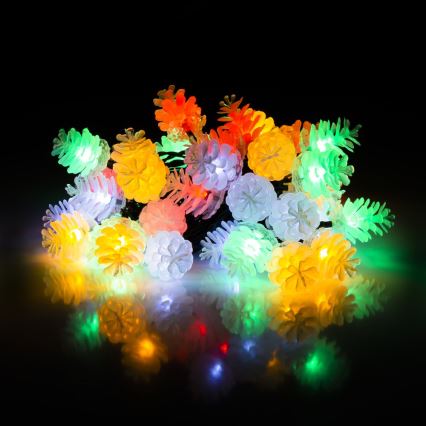 LED  venkovní řetěz 40xLED/15m IP44 multicolor