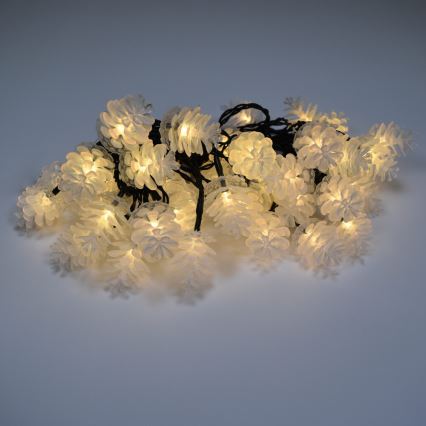 LED Venkovní  řetěz 40xLED/15m IP44 teplá bílá