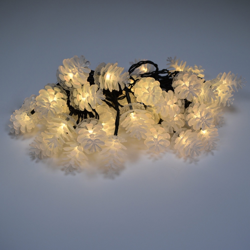 LED Venkovní  řetěz 40xLED/15m IP44 teplá bílá