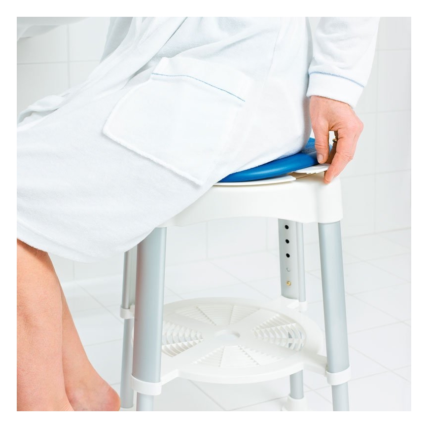 Ridder - Otočná stolička 58x35,5 cm modrá/bílá