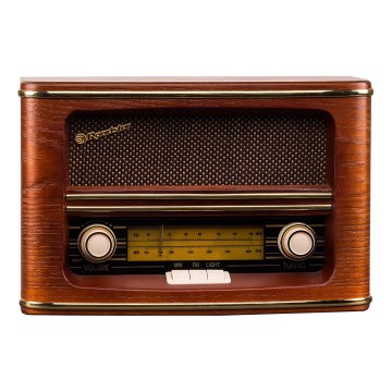 Roadstar HRA-1500/N - Rádio FM/MW 24W/230V/6xLR14
