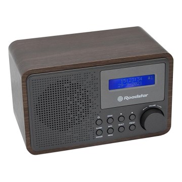 Roadstar HRA-700D+/WD - Rádio s DAB+, FM a budíkem 16W/230V/4xAA