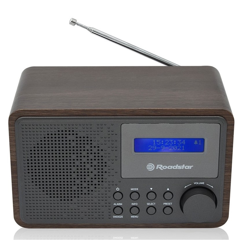 Roadstar HRA-700D+/WD - Rádio s DAB+, FM a budíkem 16W/230V/4xAA