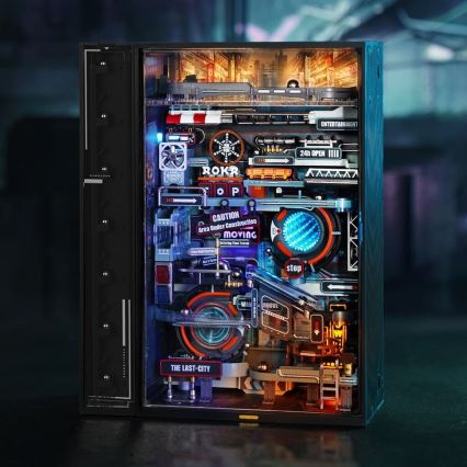 RoboTime - 3D mechanická skládačka kuličkové dráhy Město minulosti