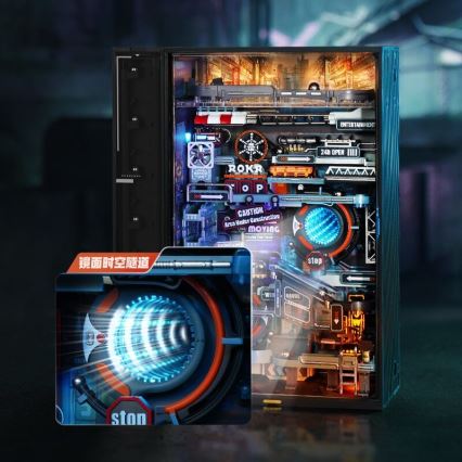 RoboTime - 3D mechanická skládačka kuličkové dráhy Město minulosti
