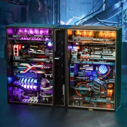 RoboTime - 3D mechanická skládačka kuličkové dráhy Město minulosti