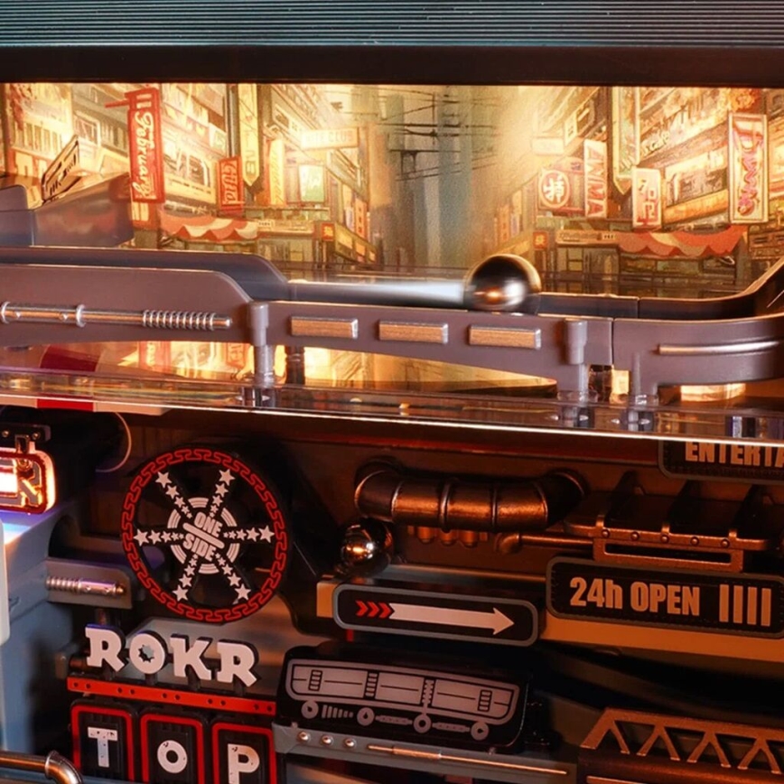 RoboTime - 3D mechanická skládačka kuličkové dráhy Město minulosti