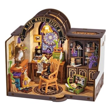 RoboTime - Miniatura domečku Čarodějova pracovna 2xAAA