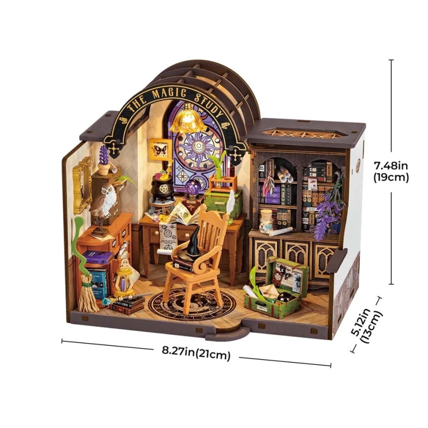 RoboTime - Miniatura domečku Čarodějova pracovna 2xAAA