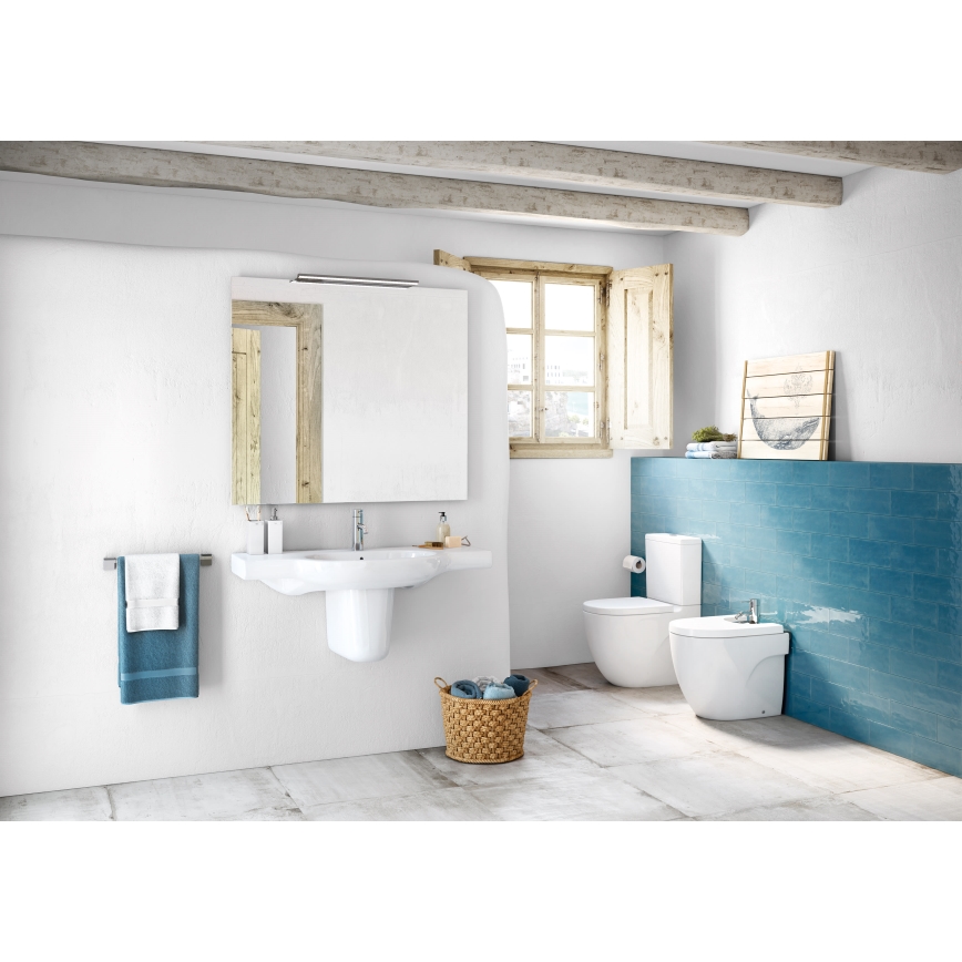 Roca A357247000 - Stojící bidet MERIDIAN keramika/bílá