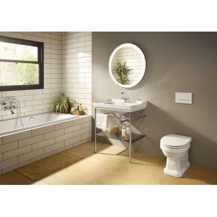Roca A5A3A4BC00 - Umyvadlová baterie + výpusť s přepadem CARMEN 17,8 cm lesklý chrom