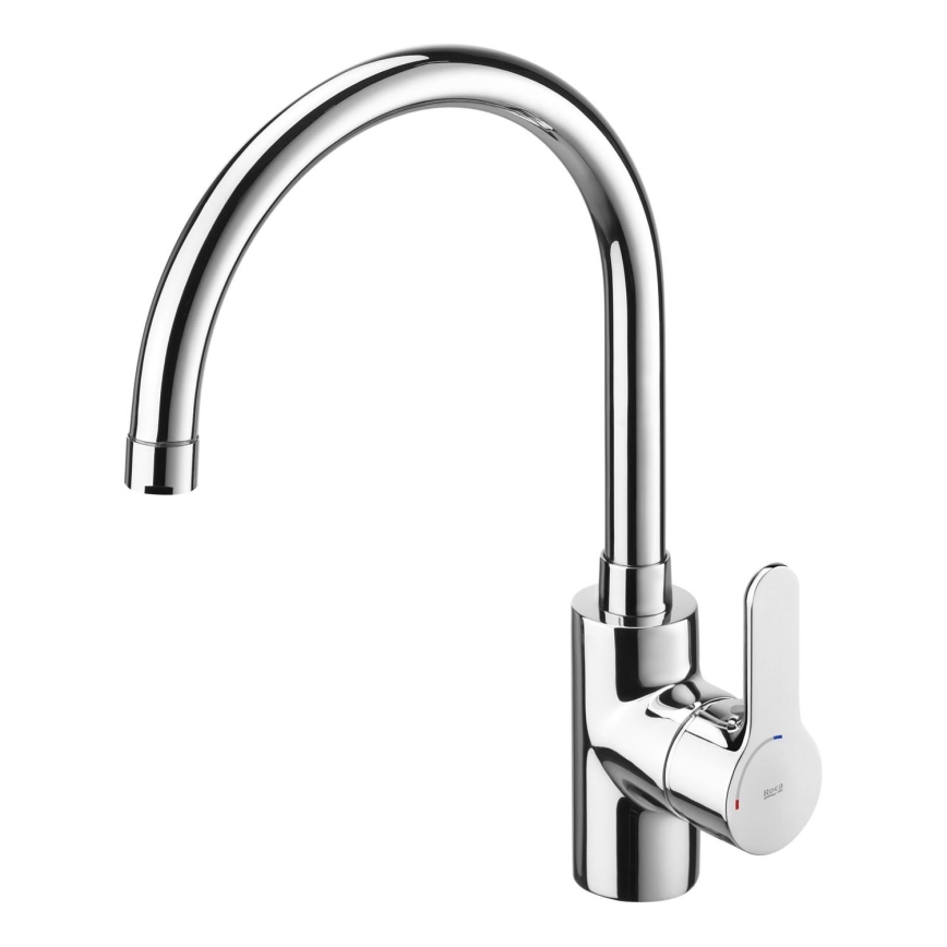 Roca A5A8409C00 - Dřezová baterie L20 32,5 cm lesklý chrom