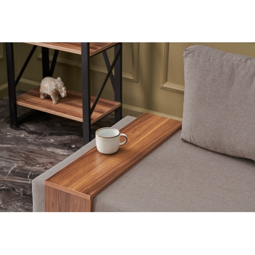 Rohové křeslo TULA béžová pravá