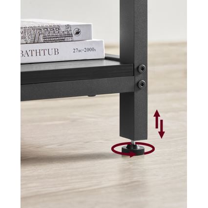 Rohový psací stůl SOLEA 138x138 cm černá