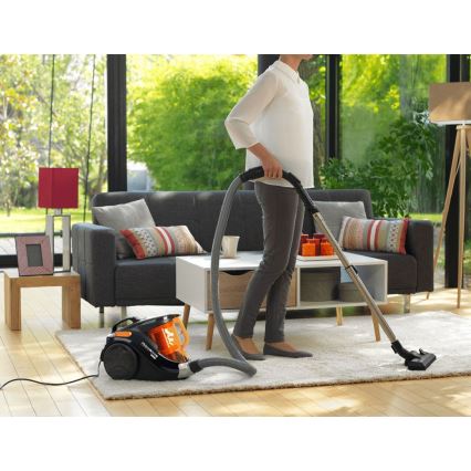 Rowenta - Bezsáčkový vysavač COMPACT POWER 1,5l 750W/230V černá/oranžová