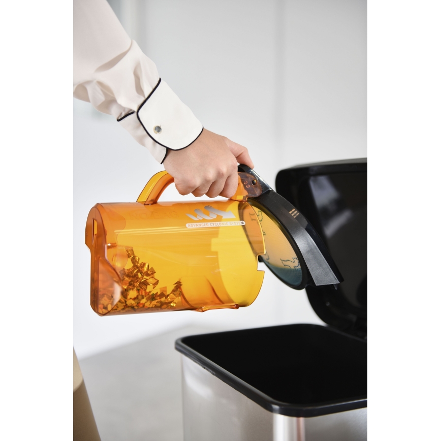 Rowenta - Bezsáčkový vysavač COMPACT POWER 1,5l 750W/230V černá/oranžová