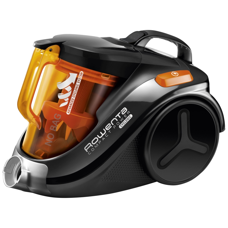 Rowenta - Bezsáčkový vysavač COMPACT POWER 1,5l 750W/230V černá/oranžová
