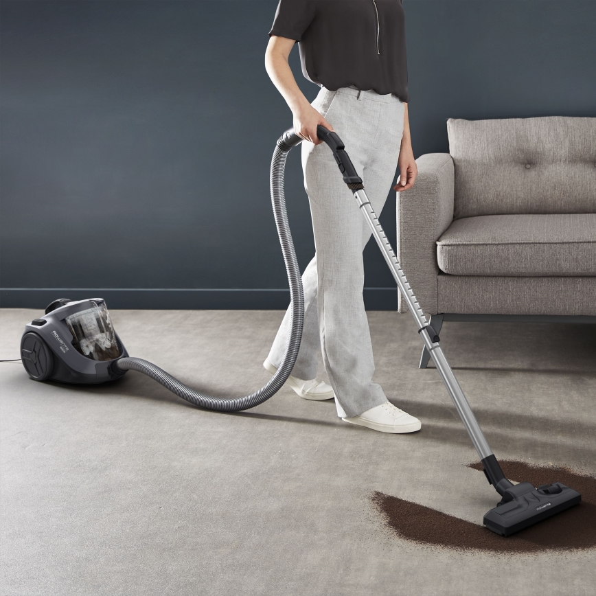 Rowenta - Bezsáčkový vysavač COMPACT POWER 1,5l 750W/230V šedá