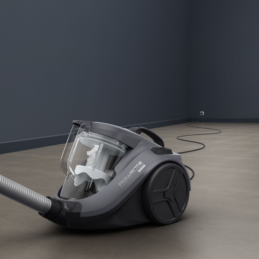 Rowenta - Bezsáčkový vysavač COMPACT POWER 1,5l 750W/230V šedá