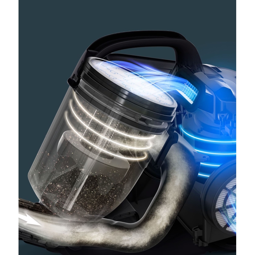 Rowenta - Bezsáčkový vysavač COMPACT POWER 1,5l 750W/230V šedá