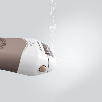 Rowenta - Epilátor WET&DRY 4,5W/5V 600 mAh béžová/zlatá