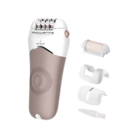 Rowenta - Epilátor WET&DRY 4,5W/5V 600 mAh béžová/zlatá