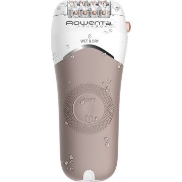 Rowenta - Epilátor WET&DRY 4,5W/5V 600 mAh béžová/zlatá